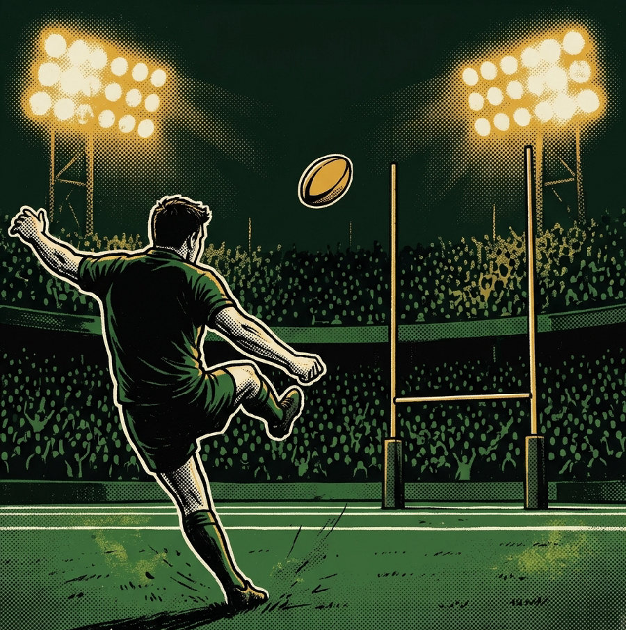 A field goal at golden point